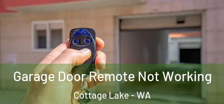  Garage Door Remote Not Working Cottage Lake - WA
