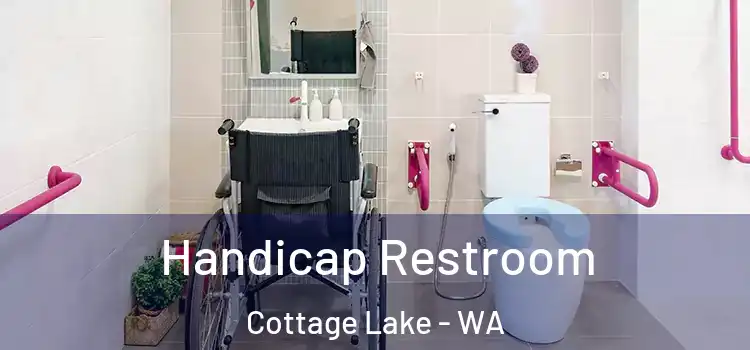  Handicap Restroom Cottage Lake - WA