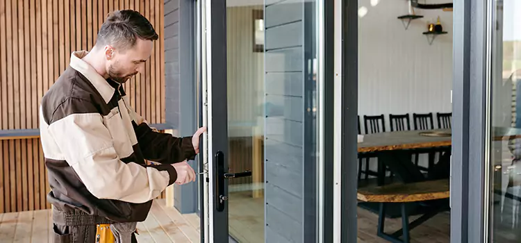 New Sliding Glass Door Installation Cottage Lake