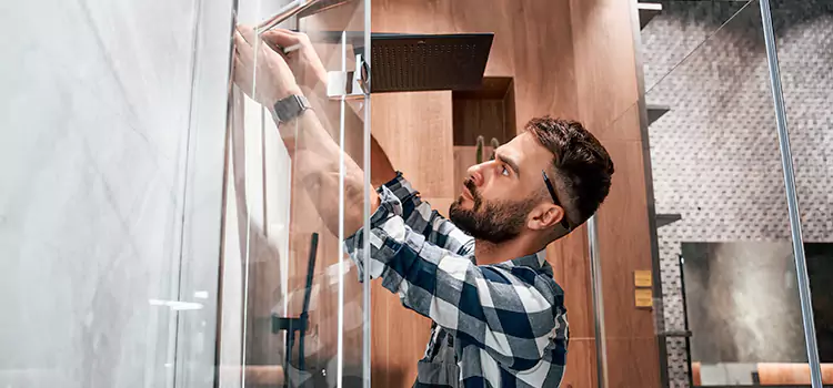 Replace Shower Doors with Frameless Cottage Lake