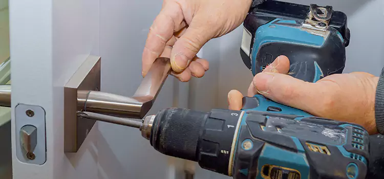 Security Door Lock Installation Cottage Lake