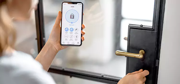 Fingerprint Door Lock Installation Cottage Lake
